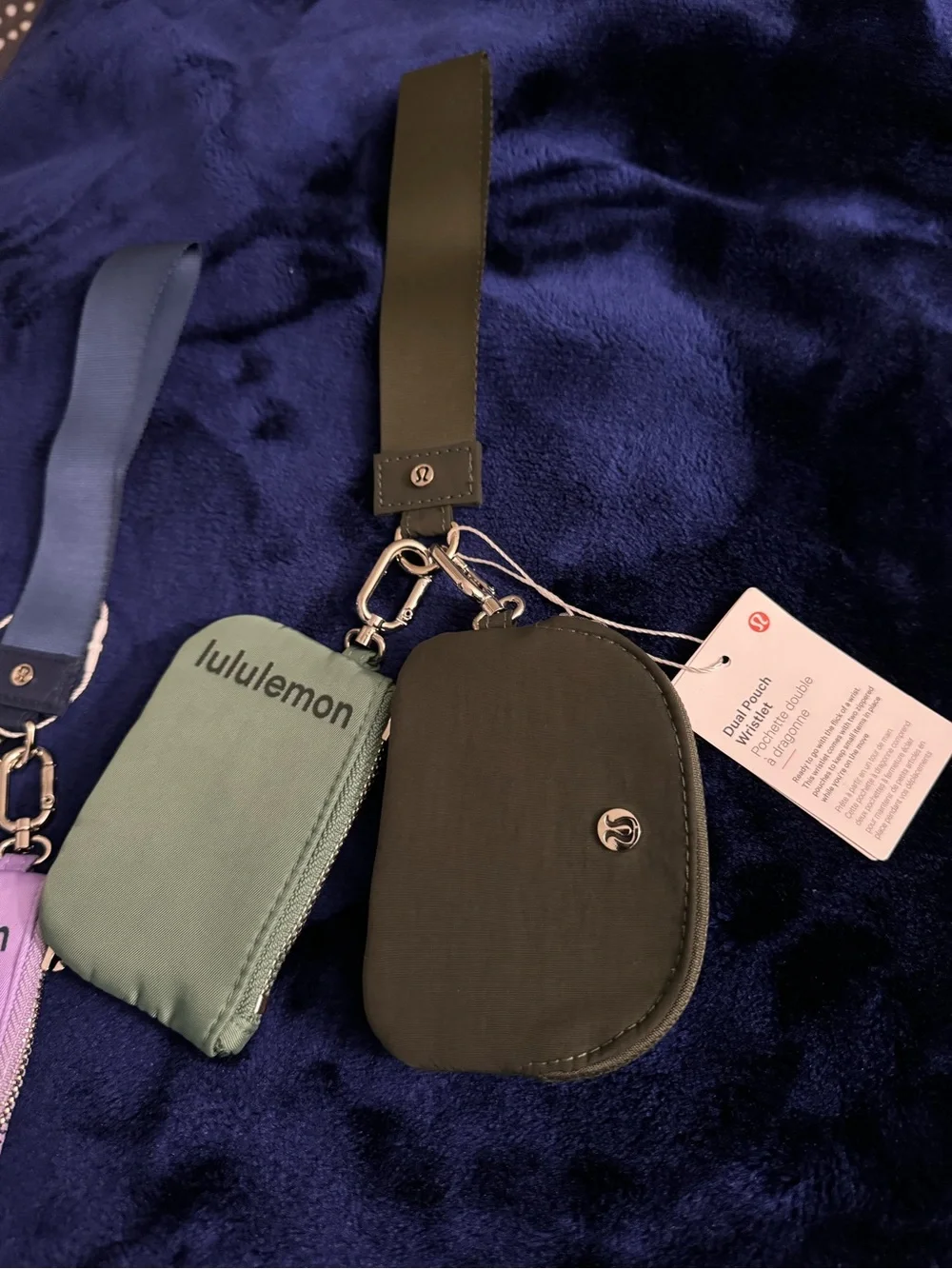 Dual pouch wristlet